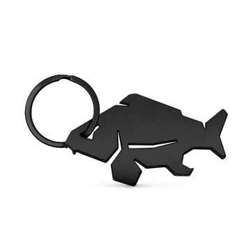 Delphin CARPENER fekete sörnyitós kulcstartó – horgász kiegészítő