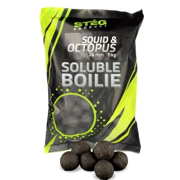 STÉG PRODUCT SOLUBLE BOILIE 24MM SQUID&OCTOPUS 1KG 