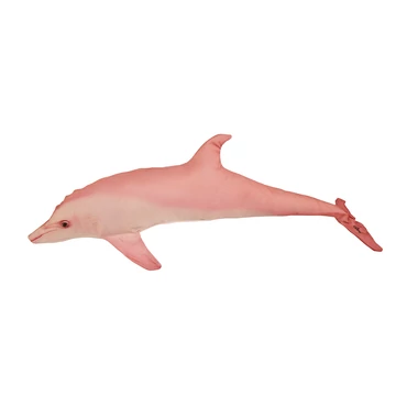 Halas Párna Delfin Baby Pink 55 cm – puha rózsaszín plüss delfin
