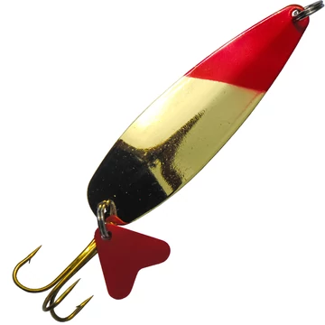 Frenetic támolygó villantó Arany/Piros 8g – hatékony műcsali ragadozóhalakhoz