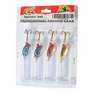 Frenetic körforgó műcsali szett – 5db ragadozó halakra pergetéshez