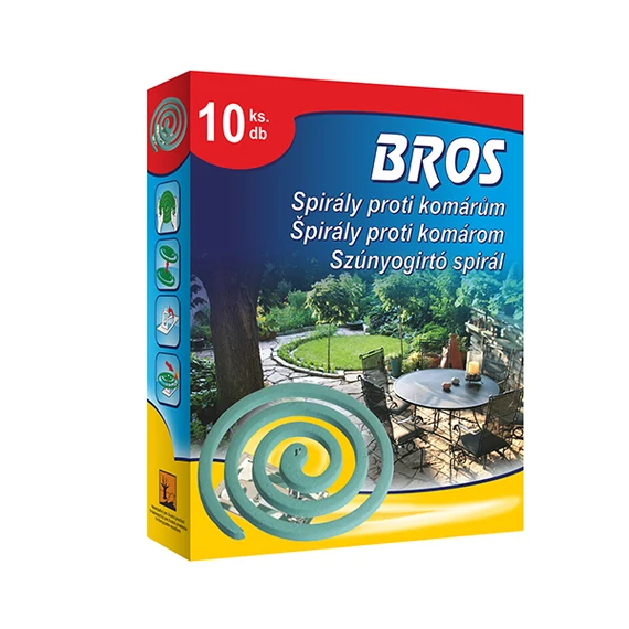 BROS SZÚNYOGIRTÓ SPIRÁL 10DB/CS