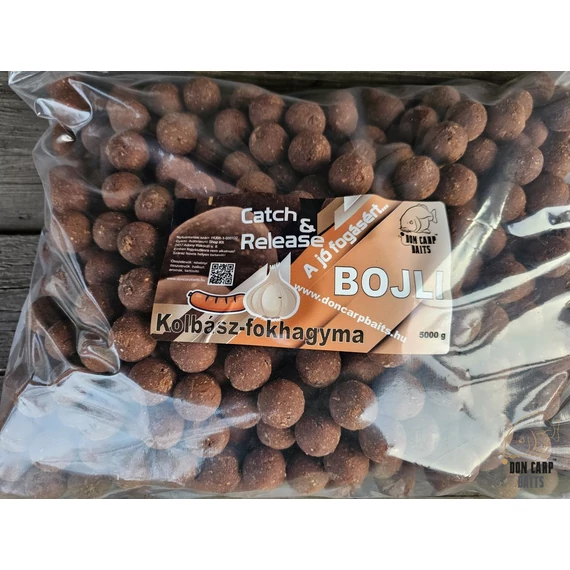 Don Carp Baits Kolbász Fokhagyma Párolt bojli 5000g