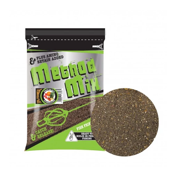 Tímár Mix Fanatical Method etető Fish-Fruit Black 1kg