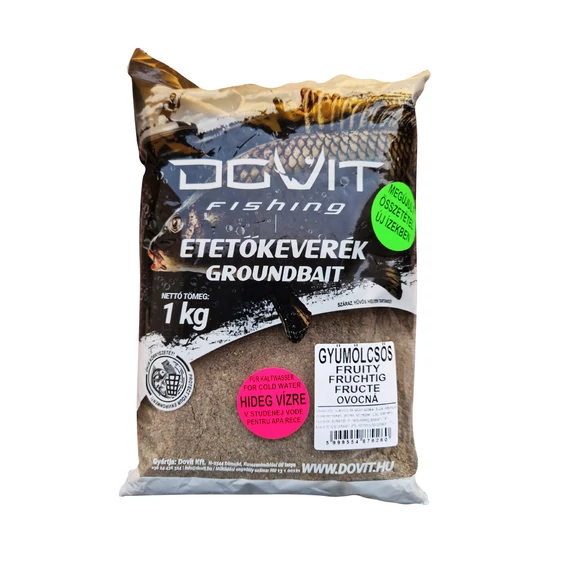 DOVIT 1000gr FEKETE GYÜMÖLCSÖS  HIDEG VÍZI etetőkeverék