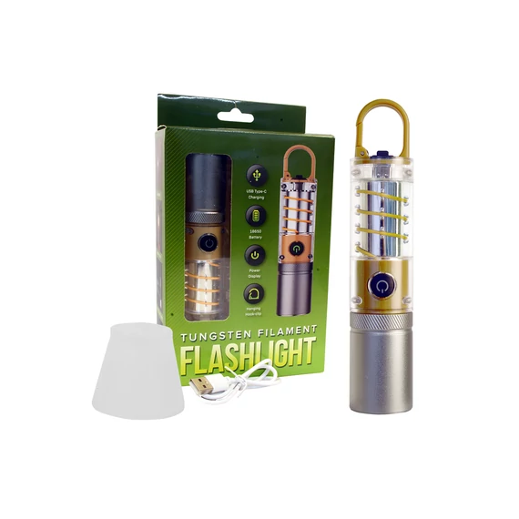 ENERGO TEAM OUTDOOR TUNGSTEN FILAMENT WOLFRAM SZÁLAS ZSEBLÁMPA