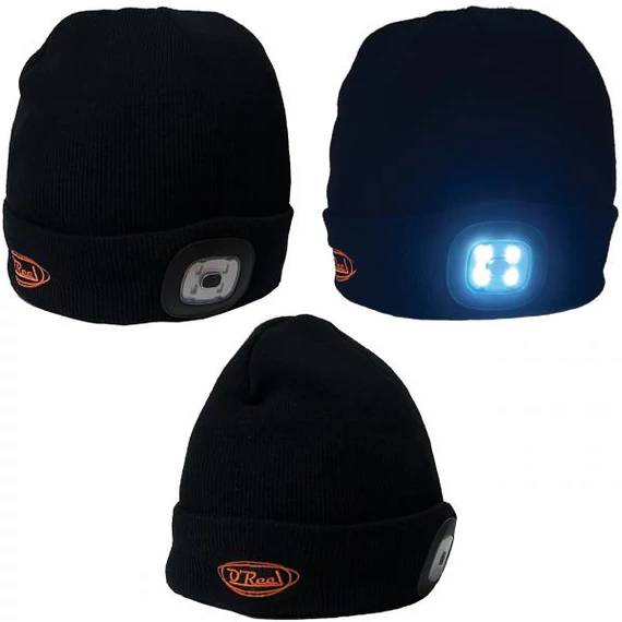 OREEL KÖTÖTT SAPKA TÖLTHETŐ FEJLÁMPÁVAL