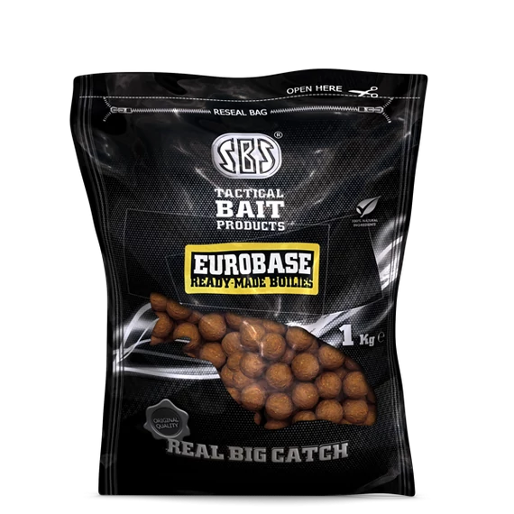 SBS Baits EuroBase Ready-Made Boilies Strawberry Jam (eperkrém) 20mm